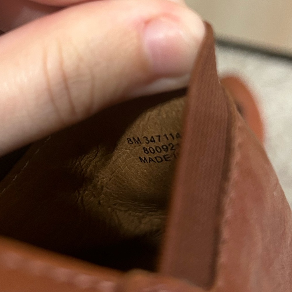 Frye Melanie Women Slip-on Shoes Cognac Antique Soft Vintage Leather Loafers 8 - Picture 9 of 12